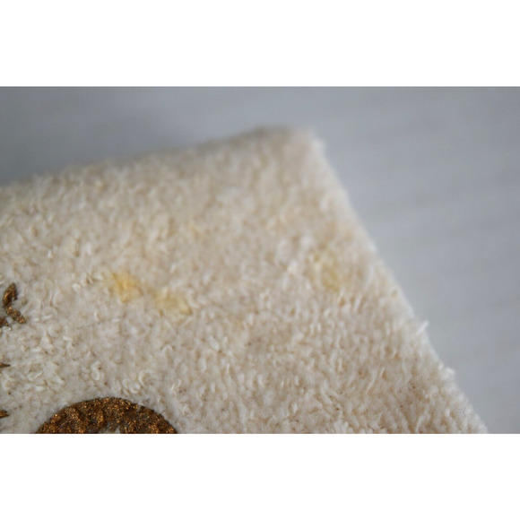 Cecil Saydah 3pc Christmas Kitchen Towel Set Poinsettia Tree Hot Pad Tie Vtg - Picture 5 of 5